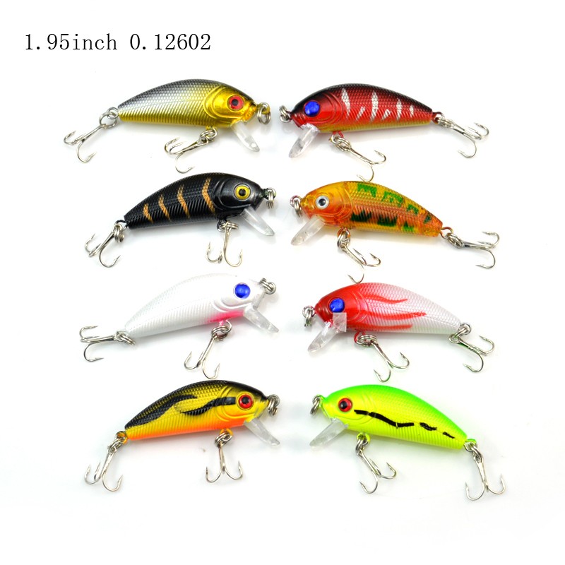 1-Pack-8Pcs-36g-5cm-Carp-Artificial-Bait-Fishing-Lures-Wobbler-Fish-Minnow-Bass-Lure-Crankbait-Trout-32590483536