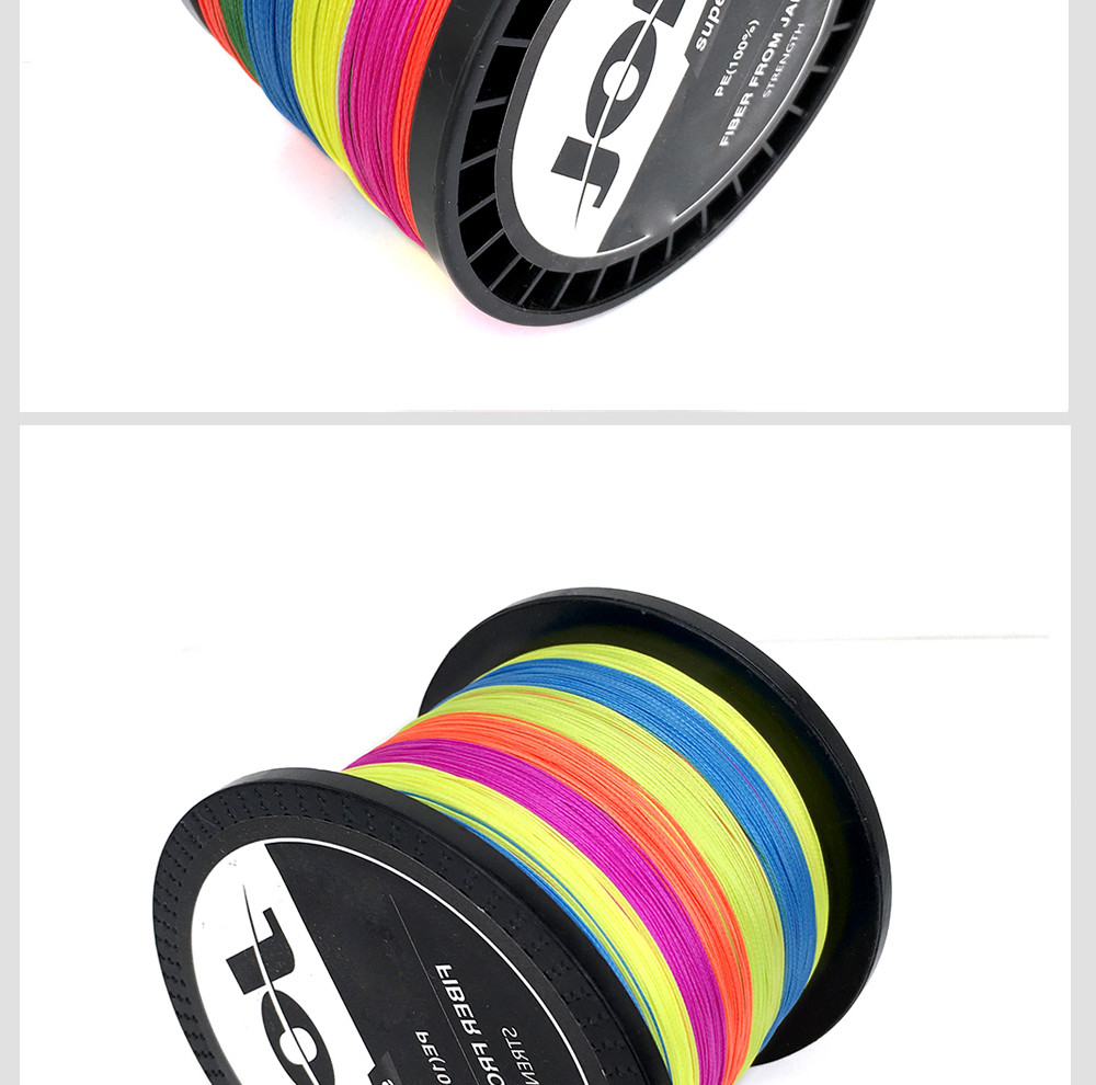 1000m-8-strands-Multicolour-PE-Braided-Wire-Multifilament-Fishing-Line-Fishing-Tackle-15LBS-80LBS-32711956028