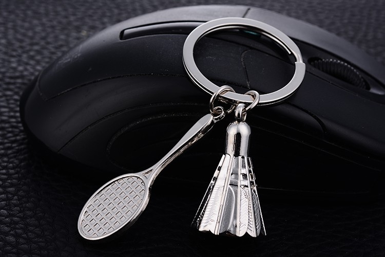 10PCS-Zinc-Alloy-Badminton-Style-Key-Ring-Chain-Holder-Creative-Metal-Keychains-Car-Keyfobs-Charm-Ba-32612974093
