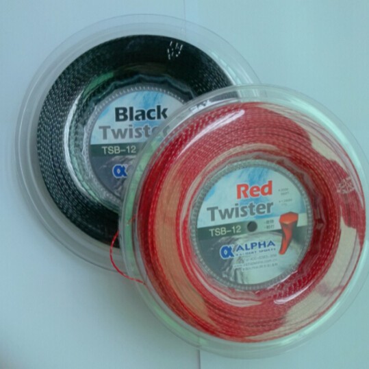 1ReelAlphaBlackTwisttennisStringReeltennisstringmadeingermanyPolyesterstrings-32612883413