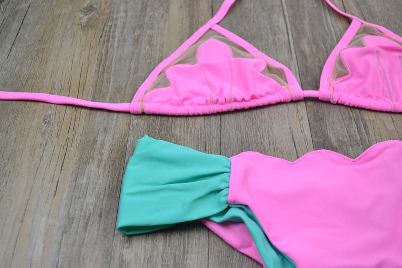 2016-Sexy-Sweet-Cameo-Shell-Bikini-patchwork-mesh-Shell-Swimsuit-Beach-Swimwear-Low-Waist-Strappy-Br-32466993343