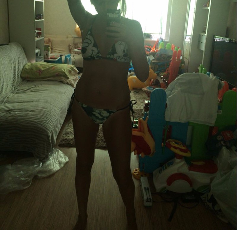 2017-Women39s-Mickey-Cartoon-Print-Sling-Thongs-Triangle-Bikinis-Set-Swimwear-Swimsuit-Summer-Beachw-32782242382