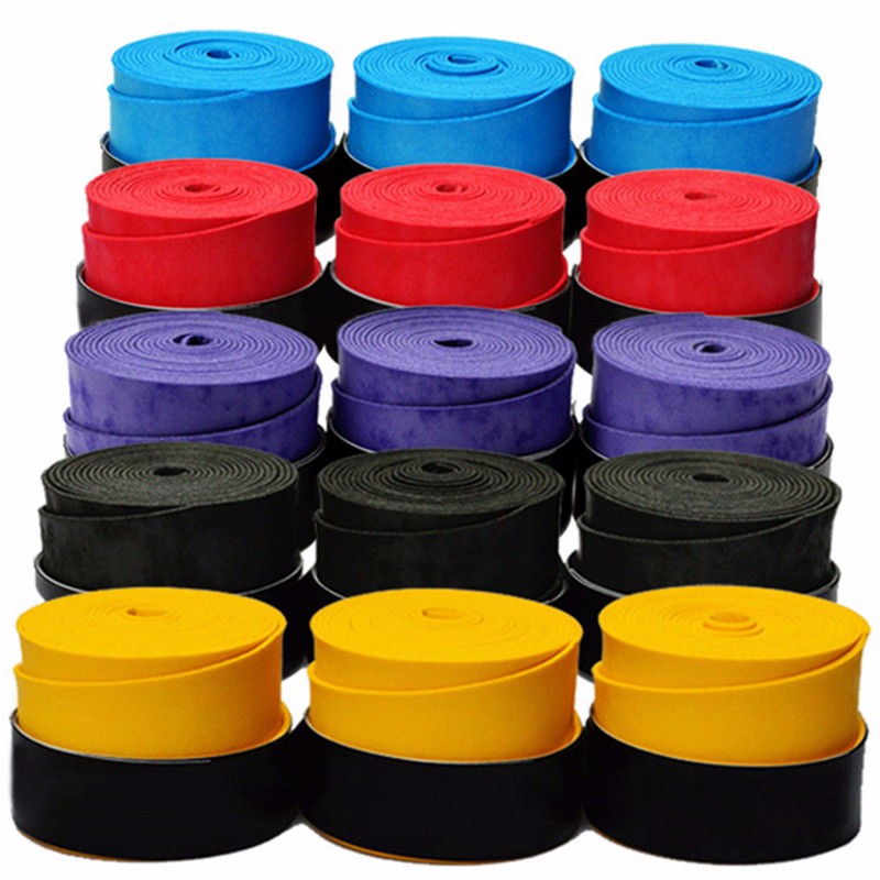 2pcs-Sweat-Absorb-Dry-Feel-Tennis-Grip-Badminton-Overgrip-Squash-Racket-Grips-Fish-Pole-Tape-Anti-Sl-32690347416