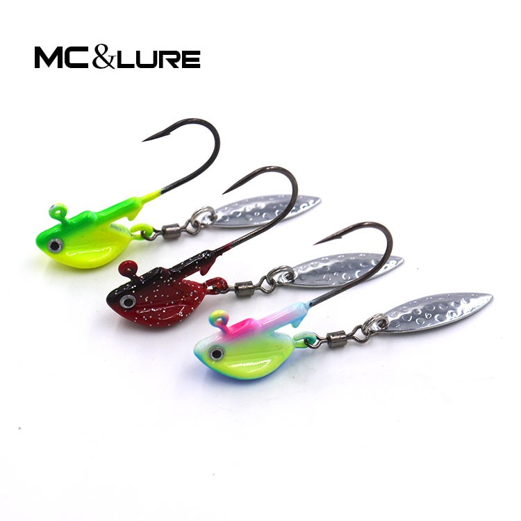 2pcspack--7g1014g21g-Fishing-Jig-Head-Hooks-With-Spinner--Metal-Spoon-Fish-Hook-Soft-bait-hook-Fishi-32643090217