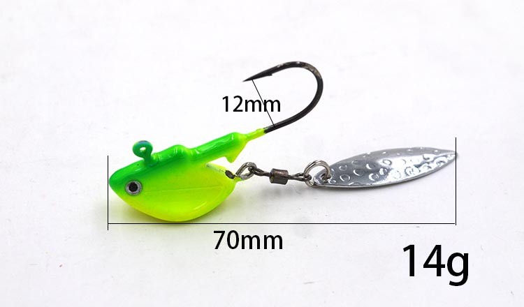 2pcspack--7g1014g21g-Fishing-Jig-Head-Hooks-With-Spinner--Metal-Spoon-Fish-Hook-Soft-bait-hook-Fishi-32643090217