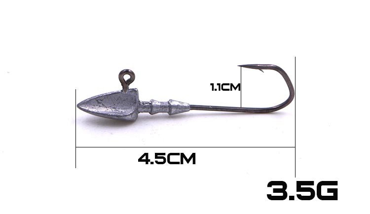 5PCSlot-fishing-lure5g7g10g14g20g--Jig-Head-hooks-fishing-bait-Soft-worm-soft-bait--Metal-jig-sharp--32638462267