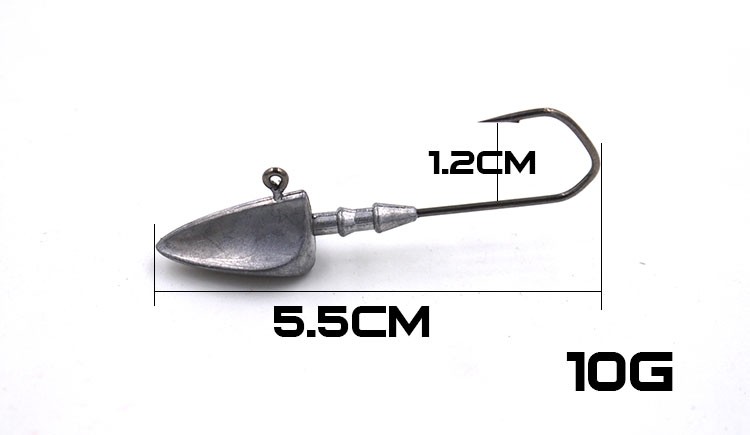 5PCSlot-fishing-lure5g7g10g14g20g--Jig-Head-hooks-fishing-bait-Soft-worm-soft-bait--Metal-jig-sharp--32638462267