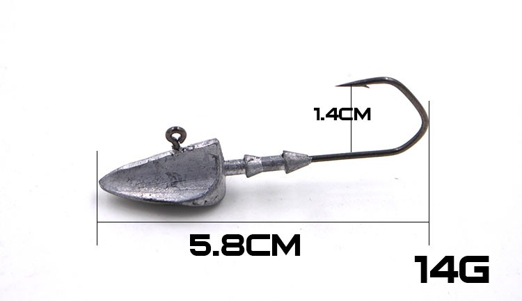 5PCSlot-fishing-lure5g7g10g14g20g--Jig-Head-hooks-fishing-bait-Soft-worm-soft-bait--Metal-jig-sharp--32638462267