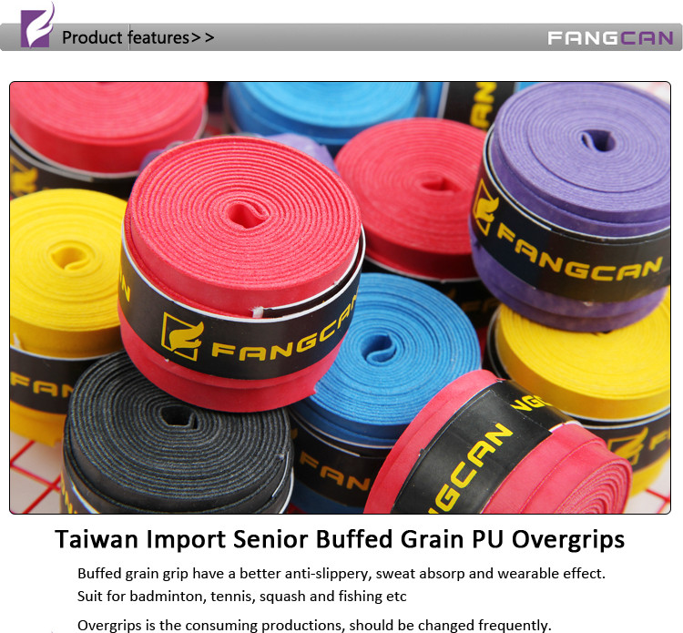 7pcs-FANGCAN-FCOG-03-Buffed-Grain-Overgrip-Non-slip-Comfortable-PU-Grip-FOR-Badminton-Racket-Tennis--32791508278