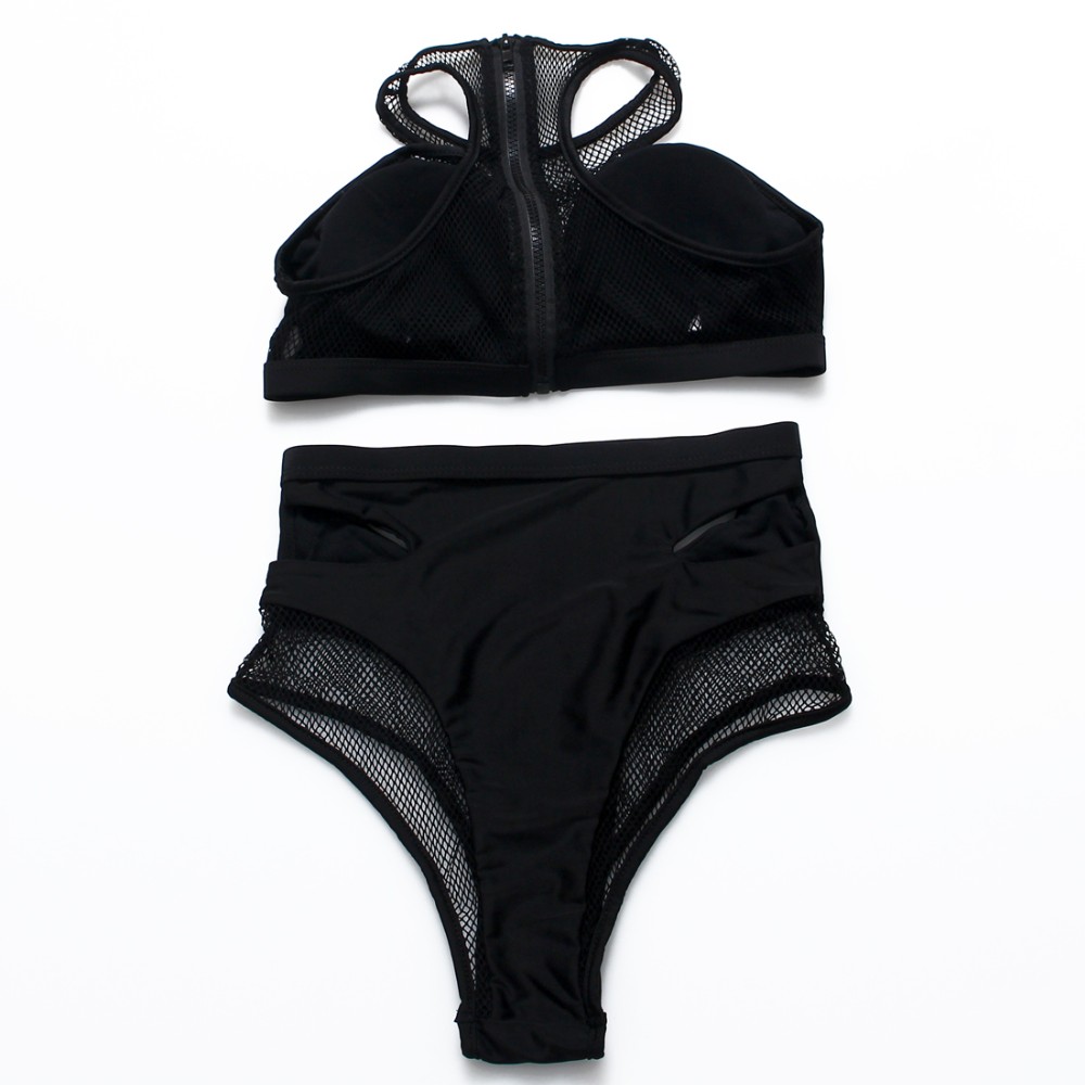 BANDEA-Black-High-Waist-Swimsuit-Women-Sexy-Mesh-Bikini-Set-Halter-Biquini-Cut-Out-Swimwear-HA811-32461645625