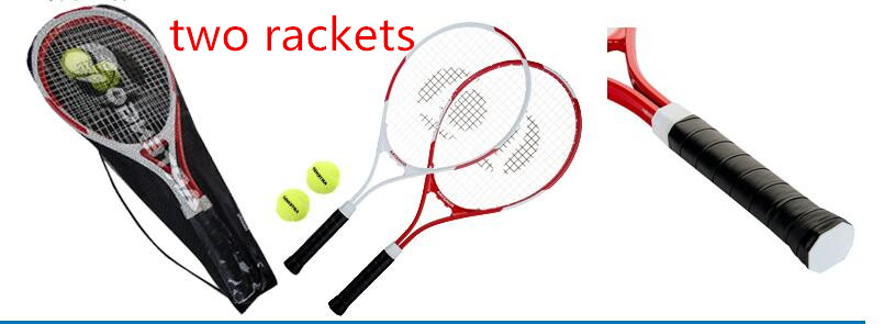 Beginnerexercisesdoubleshotofadulttrainingpackagetennisracket-32707302597