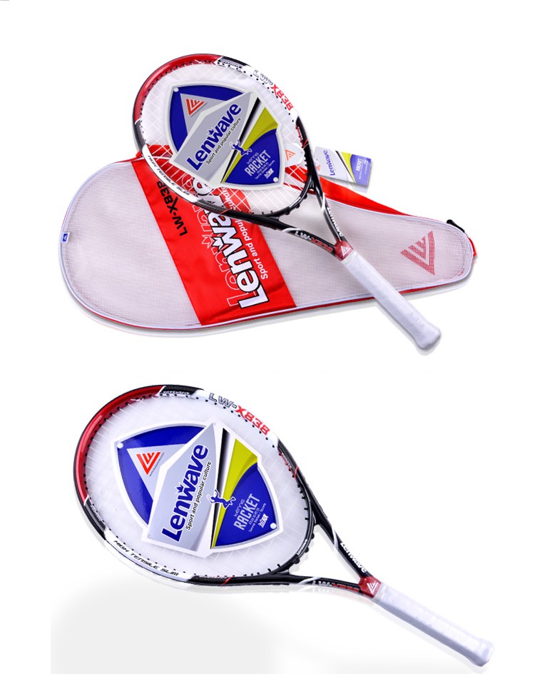 CarbonAluminumHeadTennisRacketLenwaveBrandMenandwomensportstrainingRaquete838-32488942099