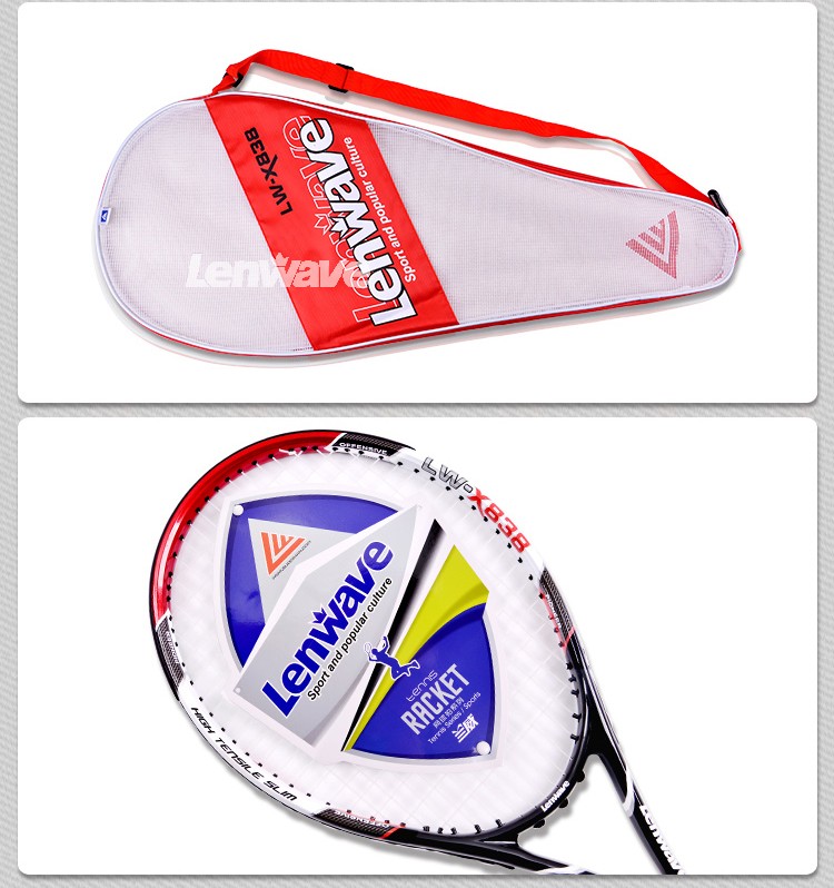CarbonAluminumHeadTennisRacketLenwaveBrandMenandwomensportstrainingRaquete838-32488942099