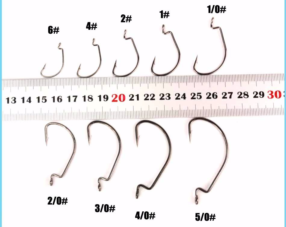 DAGEZI-2017-Hot-100pcslot-black-High-carbon-Steel-Fishing-Hooks-Crank-Lead-Sharp-Hooks-9-Sizes-super-32658820080