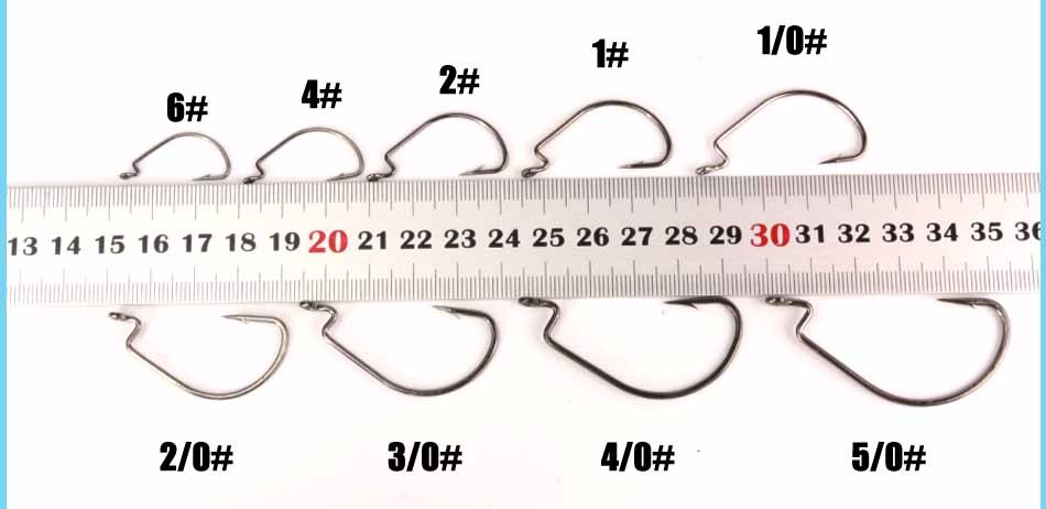 DAGEZI-2017-Hot-100pcslot-black-High-carbon-Steel-Fishing-Hooks-Crank-Lead-Sharp-Hooks-9-Sizes-super-32658820080