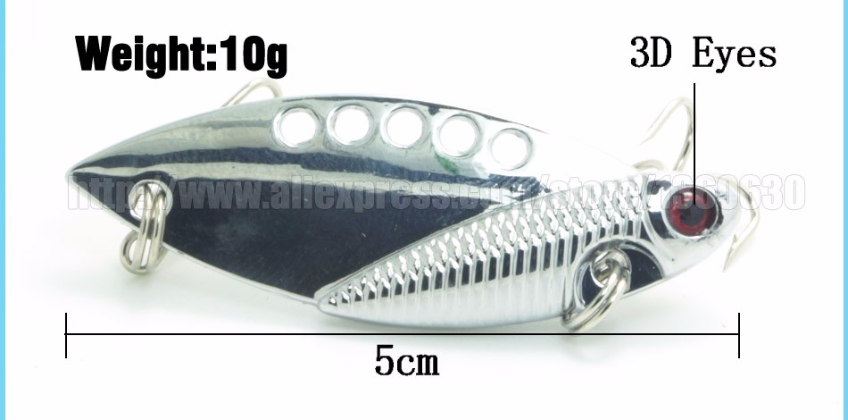 DAGEZI-5cm10g-Silver-Metal-Spinner-Spoon-Fishing-Lure-Hard-Baits-Sequins-Noise-Paillette-Treble-Hook-32484746812