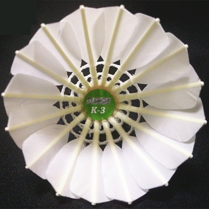 Flybomb-1-tubes12-pcs-Good-Quality-Badminton-Shuttlecocks-Real-Goose-Feather-Birdies-Badminton-Ball--32725850068