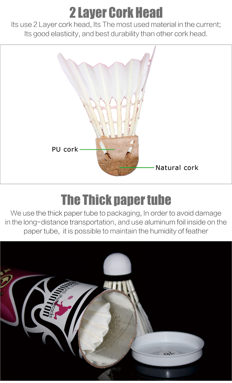Free-Shipping-Kunli-Badminton-shuttlecocks-KL-02-best-grade-water-duck-feather-shuttlecocks-for-Tour-32213023110