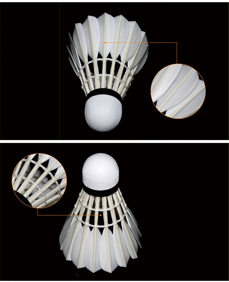 Free-shipping-Original-CHAOPAI-badminton-shuttlecock-RED-Feather-Shuttlecock--top-grade-goose-feathe-32572163272