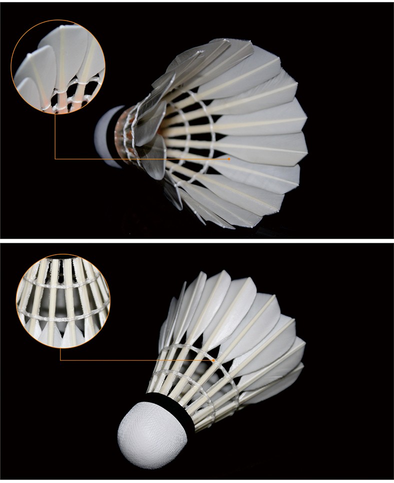 Free-shipping-Original-CHAOPAI-badminton-shuttlecock-RED-Feather-Shuttlecock--top-grade-goose-feathe-32572163272