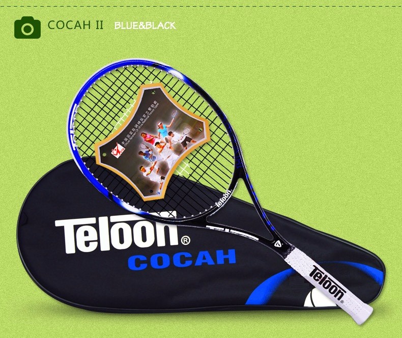 FreeShipTopQualityNewTeloonTennisRacketCarbonTrainingRacketsforManGrip414or438TennisRacquetK--R0002-32763197870