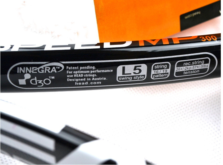 GenuinetennisracketYoutekIGSpeedProL5MP300100carbonraquetadetenisNovakDjokovicTennisracketracchettatennis-32536160355