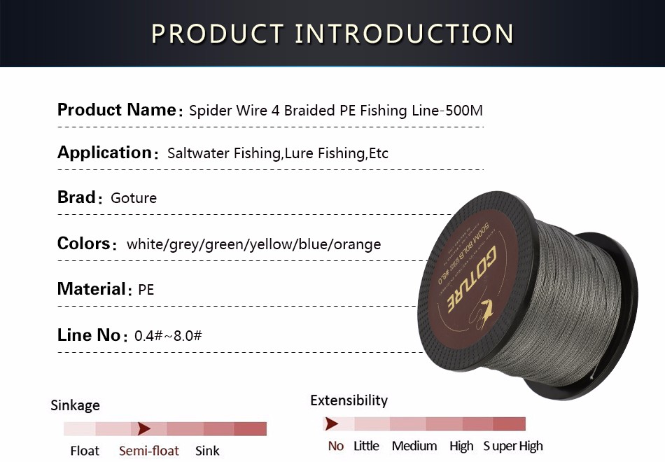 Goture-4-Strands-500M-PE-Braided-Fishing-Line-Multifilament-Wire-Leader-Rope-Line-for-Sea-Fishing-8--32319413941
