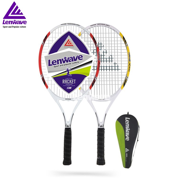 LenwaveBrandFemaleTennisTrainingAluminumCarbonFiberTennisRacket-32491192719