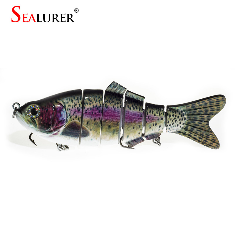 New-Artificial-Bait-Big-Fishing-Lure-6-Segment-Swimbait-Crankbait-Hard-Bait-Slow-110g-20cm-Fish-hook-32686402136