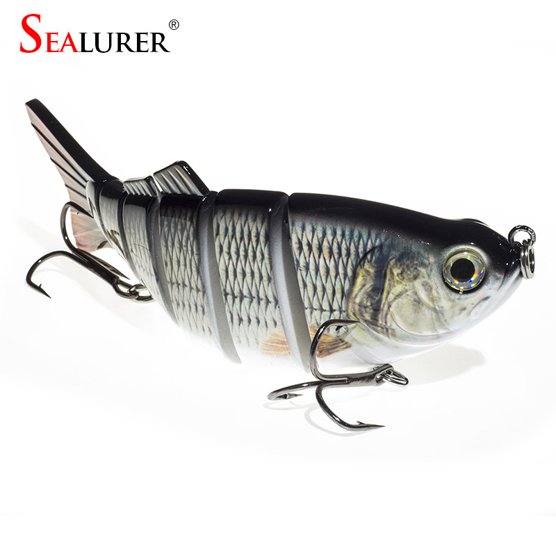 New-Artificial-Bait-Big-Fishing-Lure-6-Segment-Swimbait-Crankbait-Hard-Bait-Slow-110g-20cm-Fish-hook-32686402136