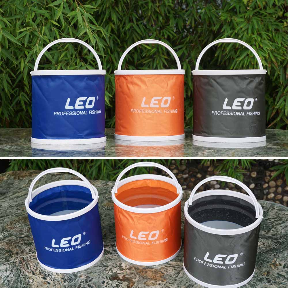 Outdoor-Bucket-Lightweight-Canvas-Folding-Bucket-Portable-Camping-Hiking-Fishing-Bucket-Fishing-Tack-32413134980