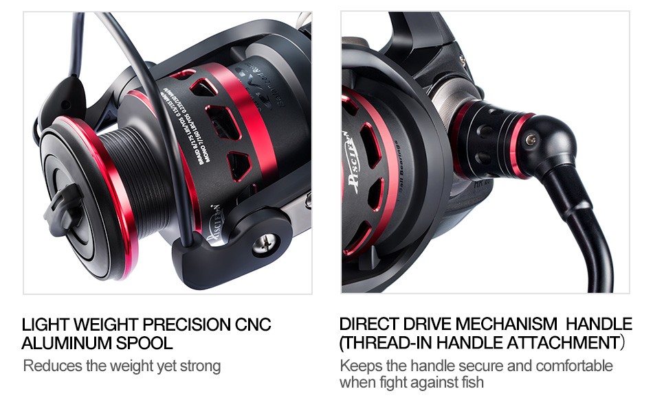 Piscifun-Honor-Spinning-Reel-101-BB-Sealed-Carbon-Fiber-Drag-Medium-Light-Spin-Fishing-Reels-32761746514