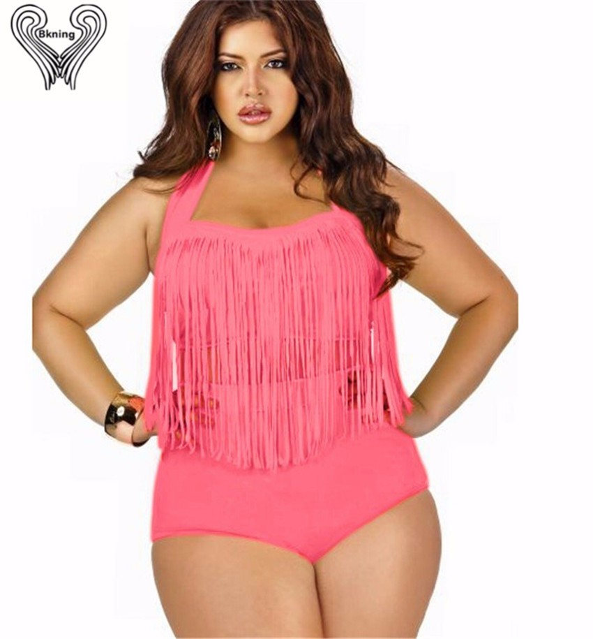 Plus-Size-Fringe-Bikini-Set-Underwiere-Push-Up-Swimwear-Women-High-Waist-Bath-Suit-Swimming-Pool-Wea-32758735032
