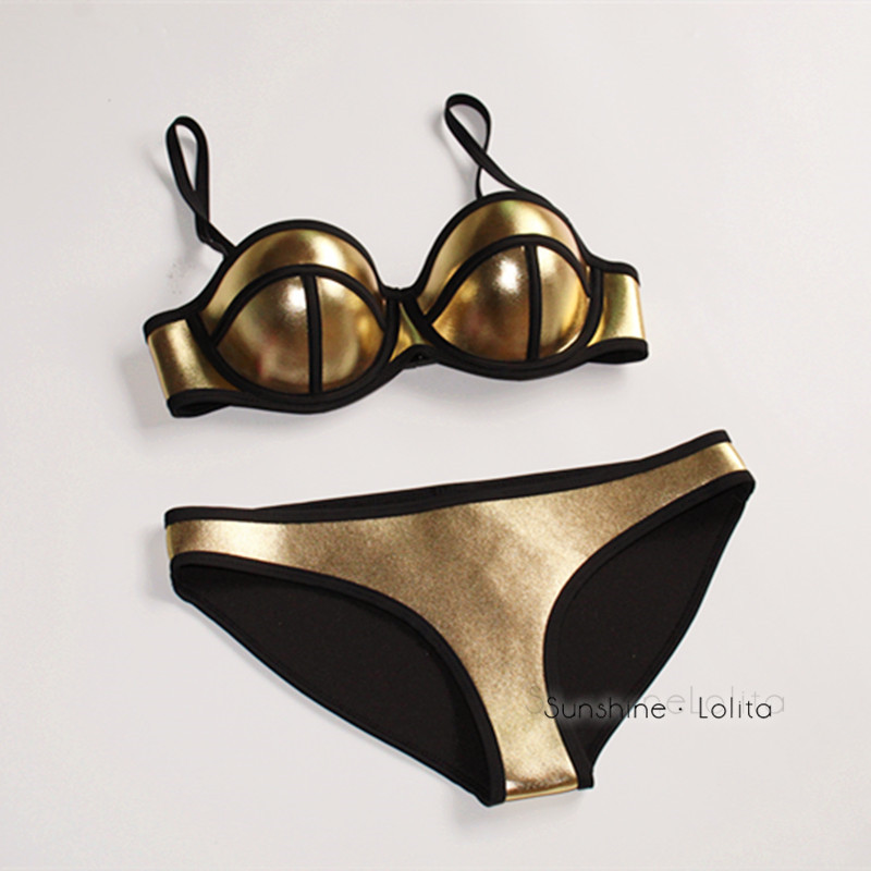 Women39s-New-Sexy-Bikini-neoprene-Swimwear-Swimsuit-Bath-Suit-Set-Push-Up-High-Quality--32521624972