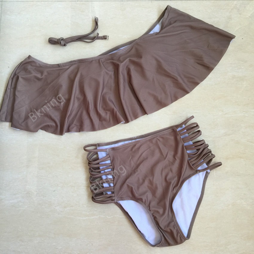 high-waist-biquini-Push-Up-swimsuit-Lace-Up-bathing-suits-2016-Retro-biquini-cropped-Brown-biquinis--32756712049