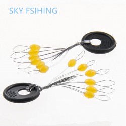 120Pcs/20set/Lot Colorful Space Beans Floating Seat Fishing Pin Fishing Tackle Fishing Supplies