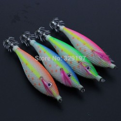 4pcs/lot Size 2.5#-14g Fishing Lure Luminous Wood Shrimp yn-mx01 fishing tackle