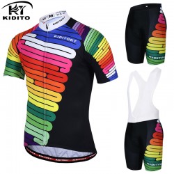 KIDITOKT Hilai Pro Maillot MTB Bicycle Clothes Wear Cycling Clothing Ropa Ciclismo Cycling sets Racing Bike Cycling Jersey Set
