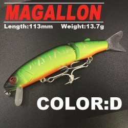 Perfect Bearking professional fishing lures,113mm/13.7g,each lot 5pcs different colors,equipped white or black hook,
