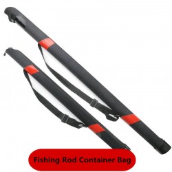 Portable Canvas Fishing Rod Pole Bag Fishing Tackle Bag 85CM 120CM Double Layer Fishing Accessories Equipment Accessories